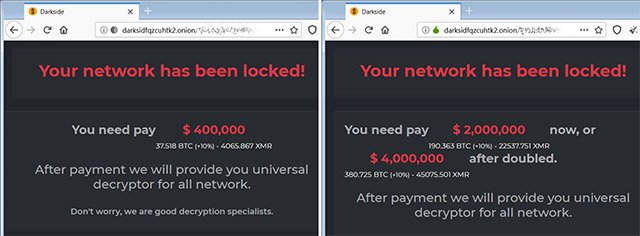 DarkSide: Chủng ransomware mới